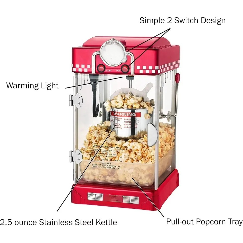 Commercial Popcorn Machine - Nouvelle machine à pop-corn automatique commerciale