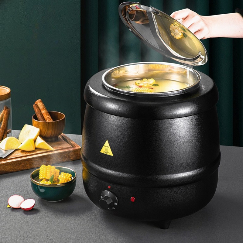 Soup Kettle Warmer - Chauffe-soupe électrique 10L commercial à température