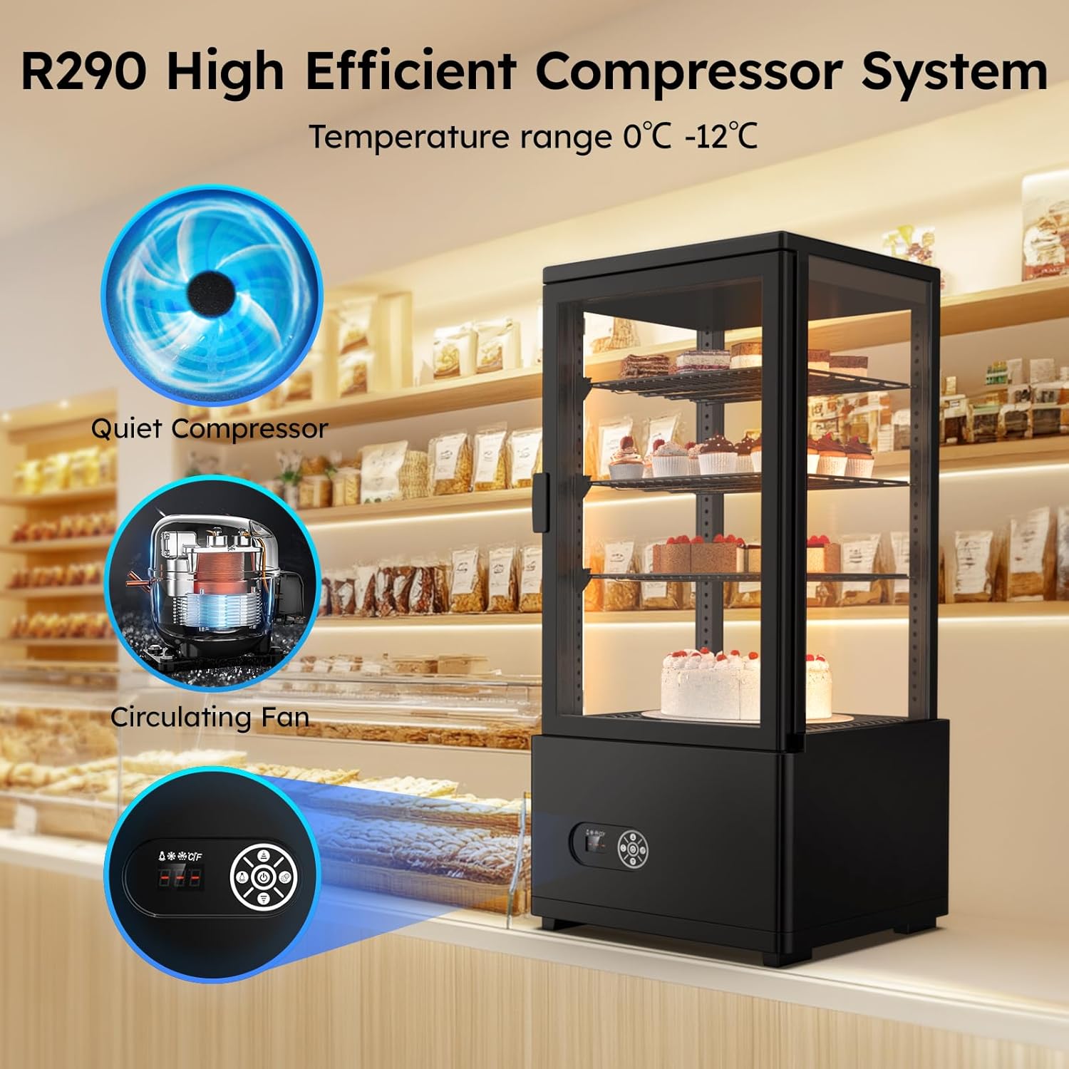 Réfrigérateur commercial à vit - Refrigerated Display Case avis et prix