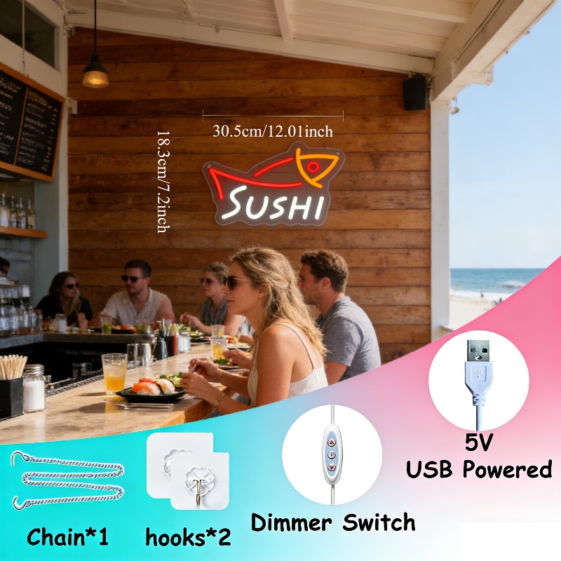 Enseigne lumineuse LED en form - Commercial Kitchen Light avis et prix