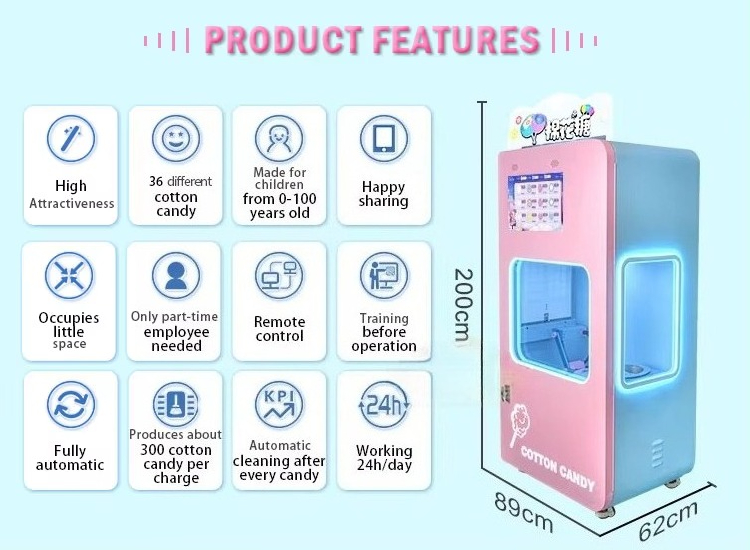 Distributeur automatique de ba - Candy Floss Machine Commercial avis et prix