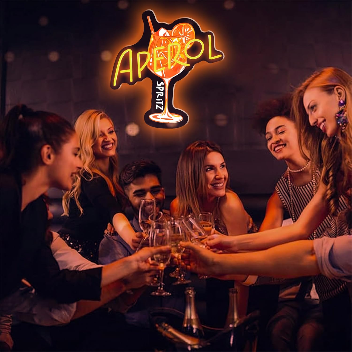 Enseigne néon LED Orange/Apero - Commercial Kitchen Light avis et prix