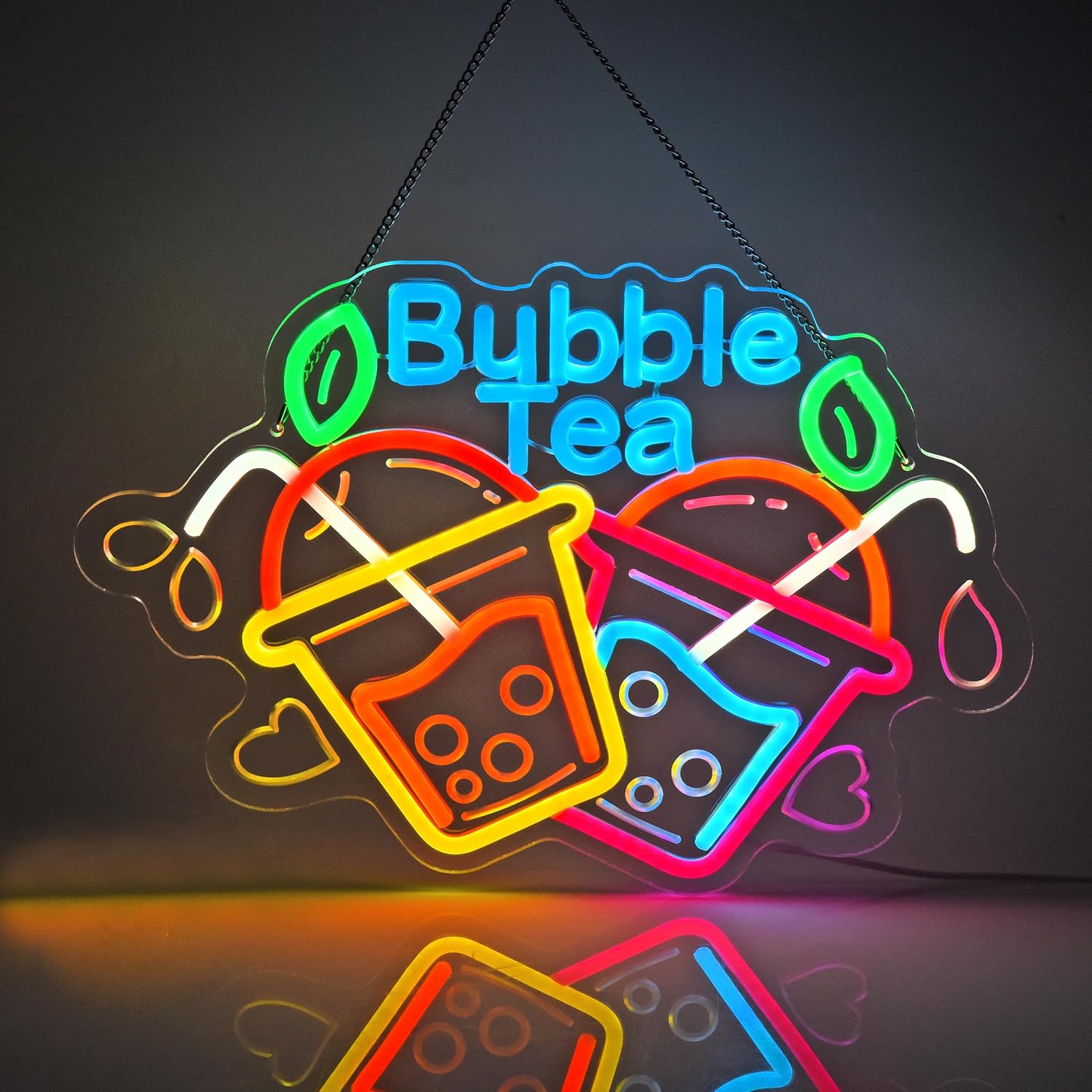 Enseigne néon Bubble Tea avec  - Commercial Kitchen Light avis et prix