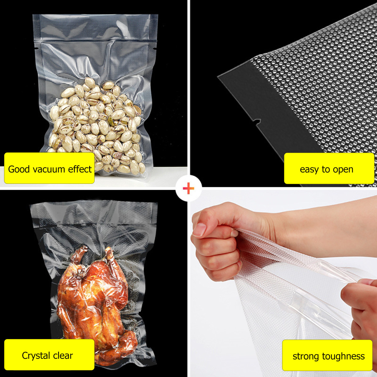 100 sacs sous vide transparent - Vacuum Sealer avis et prix