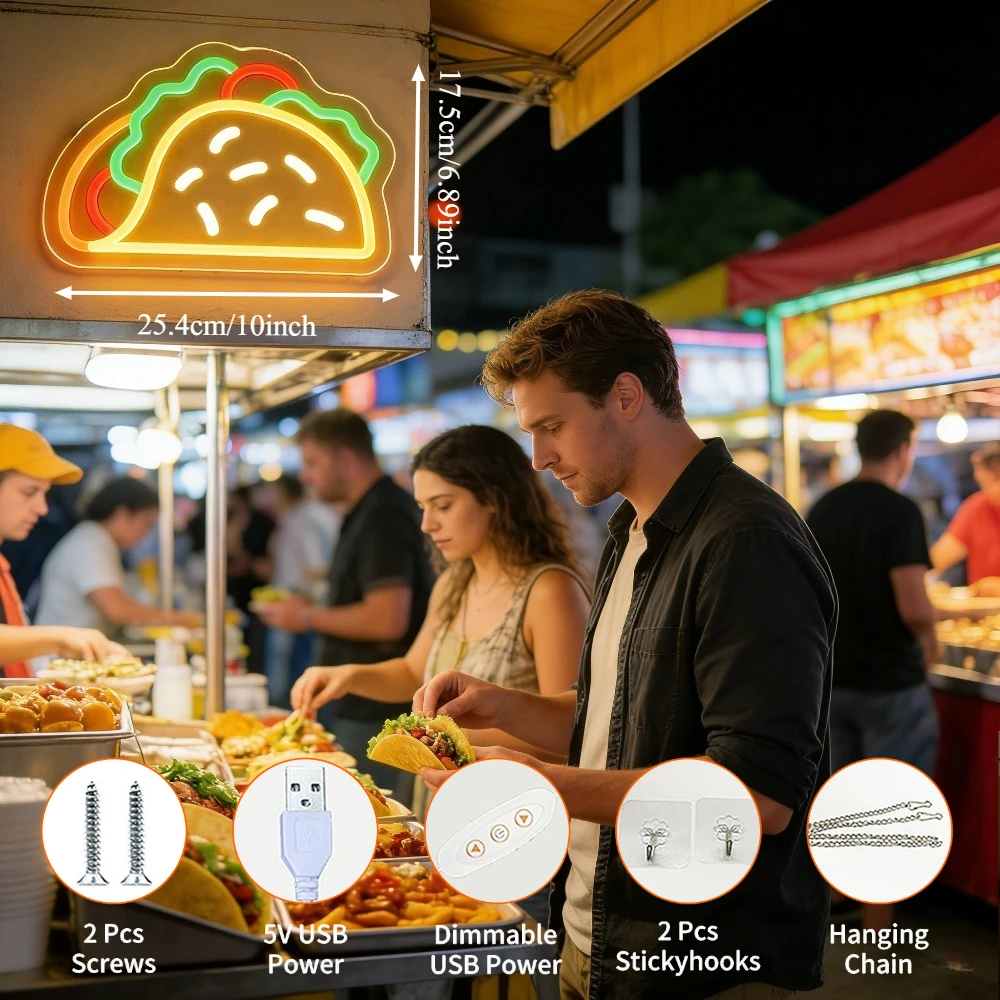Panneau lumineux LED Taco en n - Commercial Kitchen Light avis et prix