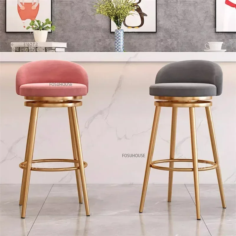 Chaise de bar en velours de lu - Commercial Kitchen Light avis et prix