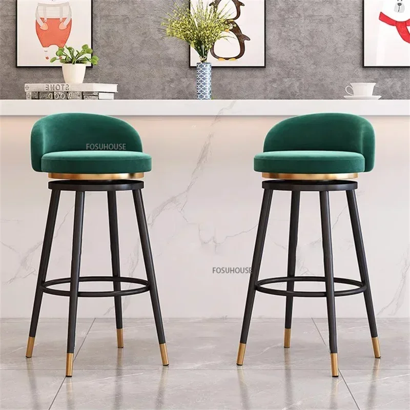 Chaise de bar en velours de lu - Commercial Kitchen Light avis et prix