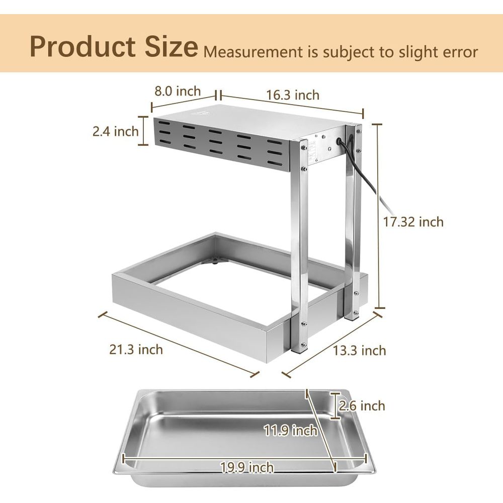 Réchauffeur de frites, chauffe - Commercial Kitchen Warmer avis et prix
